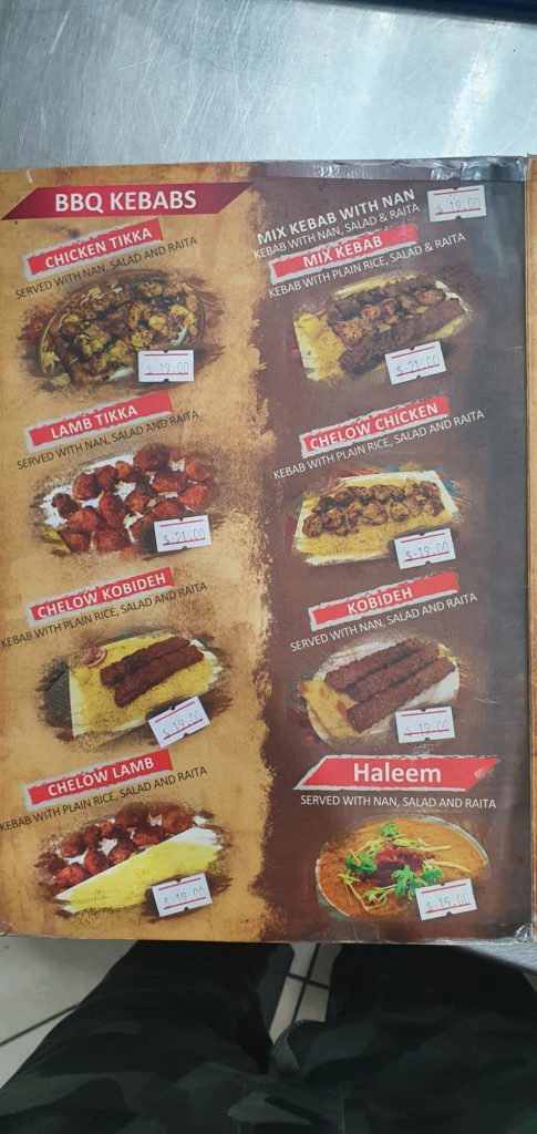 Mix kebab with bread